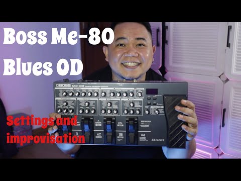 Boss ME-80 Blues OD setting