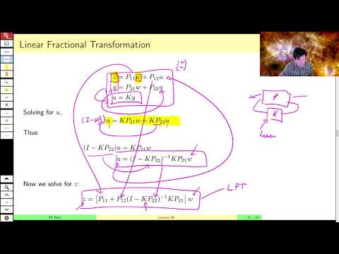 MAE509 (LMIs in Control): Lecture 8, part B - The Linear Fractional Transformation