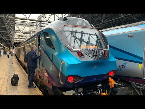 Class 68 68024 Centaur TPE Departing Manchester Victoria