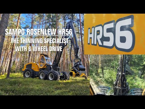 SAMPO ROSENLEW HR56 FOREST MACHINE with 6WD