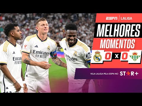 Gols e lances de Real Madrid x Betis