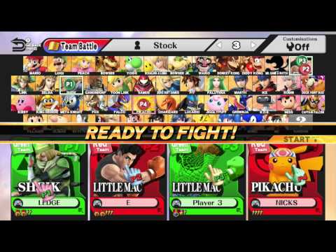 CW Feb'15 Smash 4 Doubles - Grand Final - Earl + Nicks [W] vs Ledge + Toshi [L]