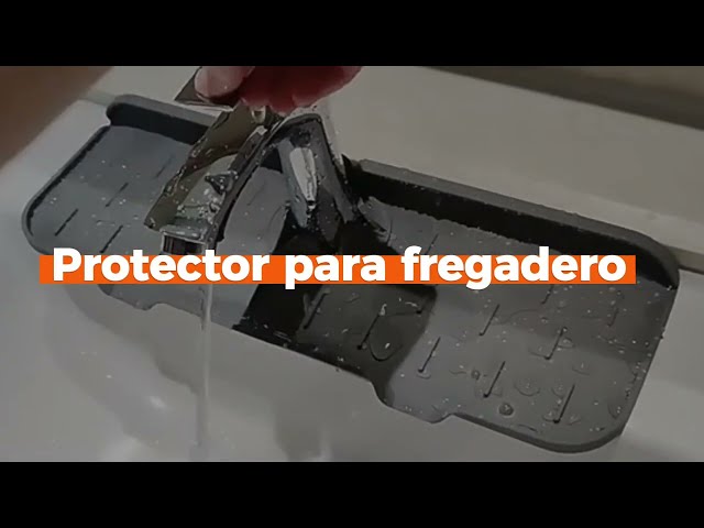 Vídeo relacionado con Volminex Alfombrilla para Grifo de Silicona, Protector contra Salpicaduras para Fregadero, Alfombrilla Fregadero Cocina, Almohadilla de Secado de Agua (Negro, 60 cm)
