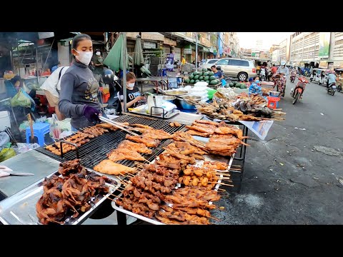 Cambodian Street Food Tour at Olympic Market - Evening Food Market Tour in Phnom Penh