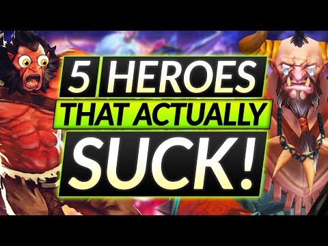 Top 5 UNBROKEN Heroes that You SHOULD AVOID - OVERRATED Picks - Dota 2 Guide
