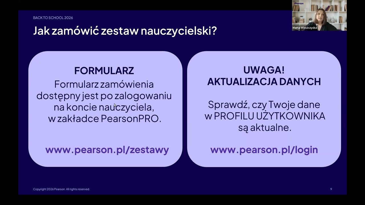 Starter Pack do kursów Pearson na nowy rok szkolny 2026/27 - Doradca wyjaśnia. Webinarium dla nauczycieli j.niemieckiego ze szkół ponadpodstawowych