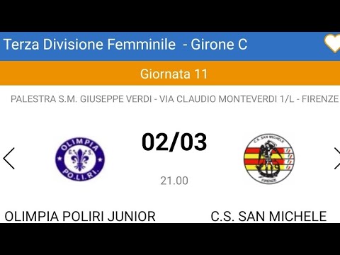 3DFC - OLIMPIA POLIRI JUNIOR vs CS S.MICHELE