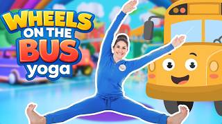 Wheels on the Bus Yoga 🚍 | Transport Yoga for Toddlers | Cosmic Kids
