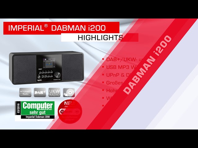Imperial Dabman i200 (DAB+, Internetradio, WLAN) - kaufen bei digitec