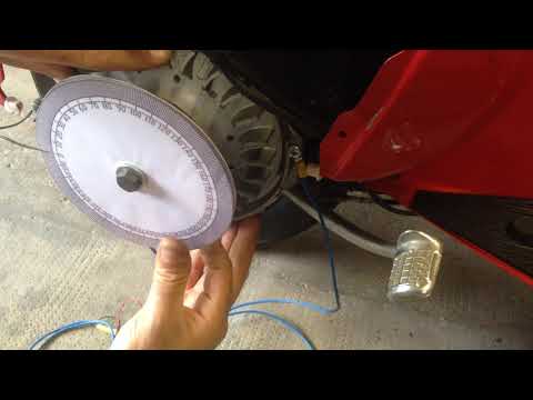 Anticipo vespa come ruotare lo statore spiegazione