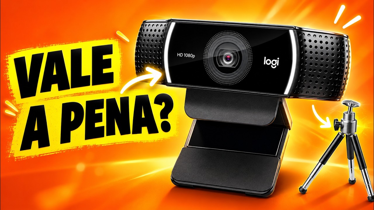 Miniatura da avaliação em vídeo de Webcam LOGITECH C922 Pro Stream Preto