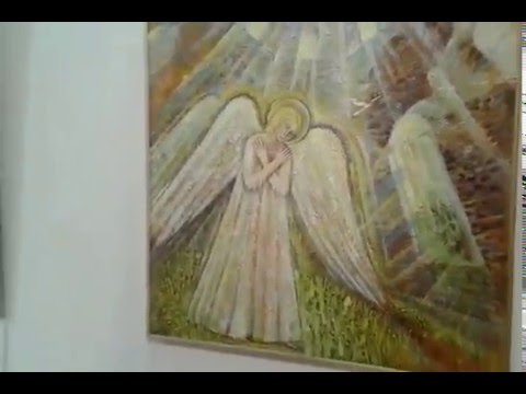 Выставка Ангелы Мира в Санкт Петербурге за день до открытия.