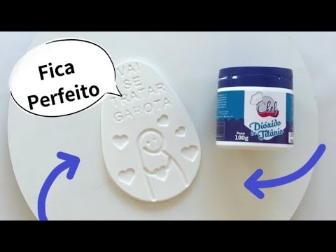 Dióxido de Titânio para COLORIR Chocolate!