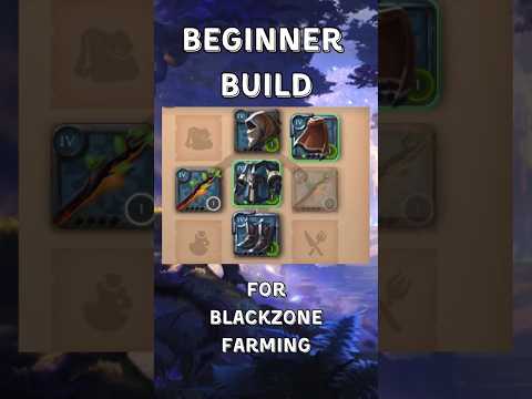 Albion Online cheap pve Build for beginners in black Zone Fame Farm #albiononline