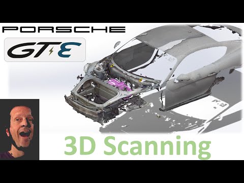 3D Scanning a Car - Porsche GTE using Revopoint RANGE 3D Scanner