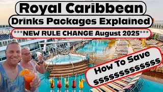Royal Caribbean drinks package new rule change!