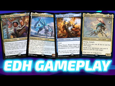 Volo vs Shorikai vs Venser vs Hinata [Live EDH Commander VOD] 2022