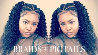 Braids and Pigtails | Eullair Hair Deep Wave