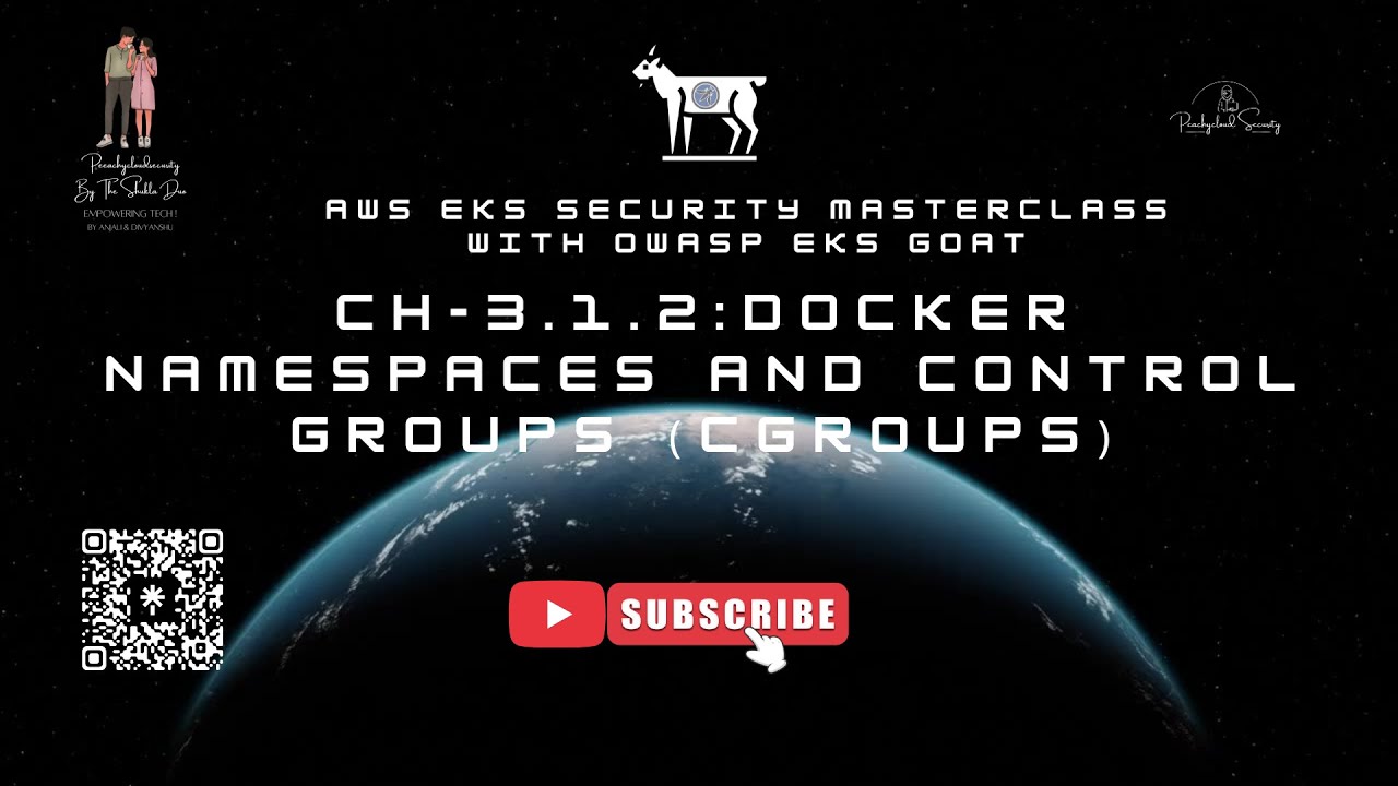 CH-3.1.2 – Docker Namespaces and Control Groups | AWS EKS Security Masterclass with OWASP EKS Goat