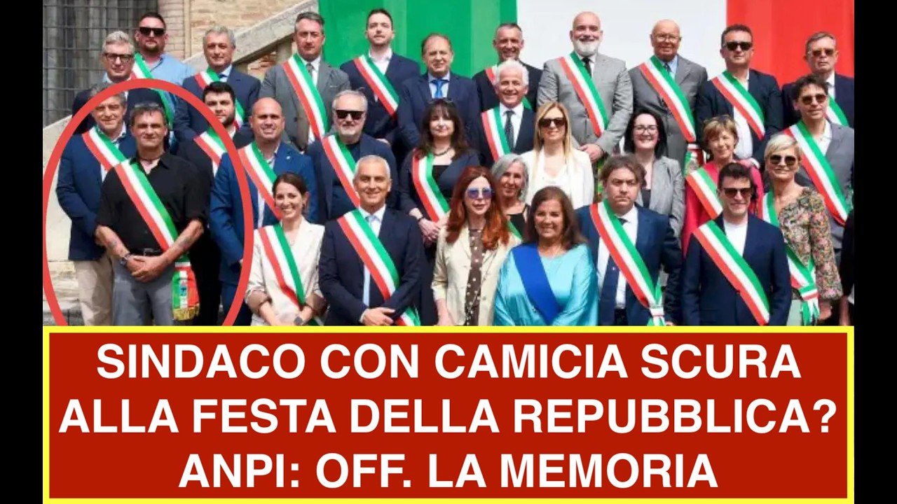 SINDACO CON CAMICIA SCURA ALLA FESTA DELLA REPUBBLICA? ANPI: OFF. LA MEMORIA