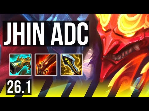 JHIN & Poppy vs YASUO & Alistar (ADC) | KR Challenger | 26.1