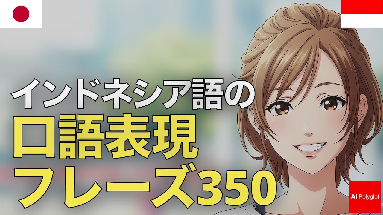 インドネシア語の口語表現フレーズ350 | 音声学習 | リスニング練習 episode artwork