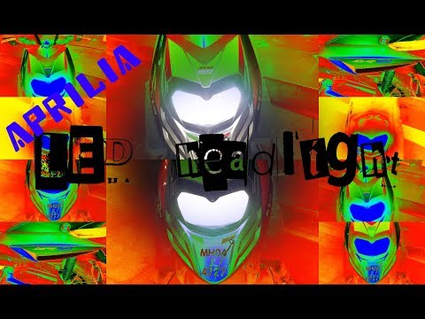 aprilia LED headlight By Avmod 4K