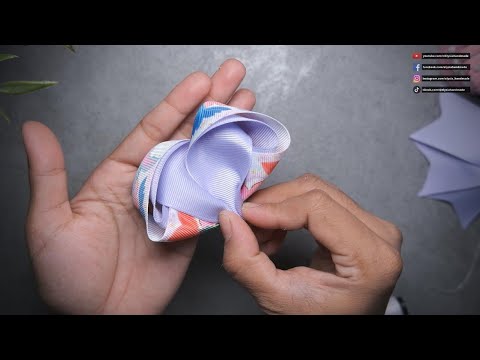 Laços muito elegante com fita n9 🎀 é fácil de fazer, você consegue