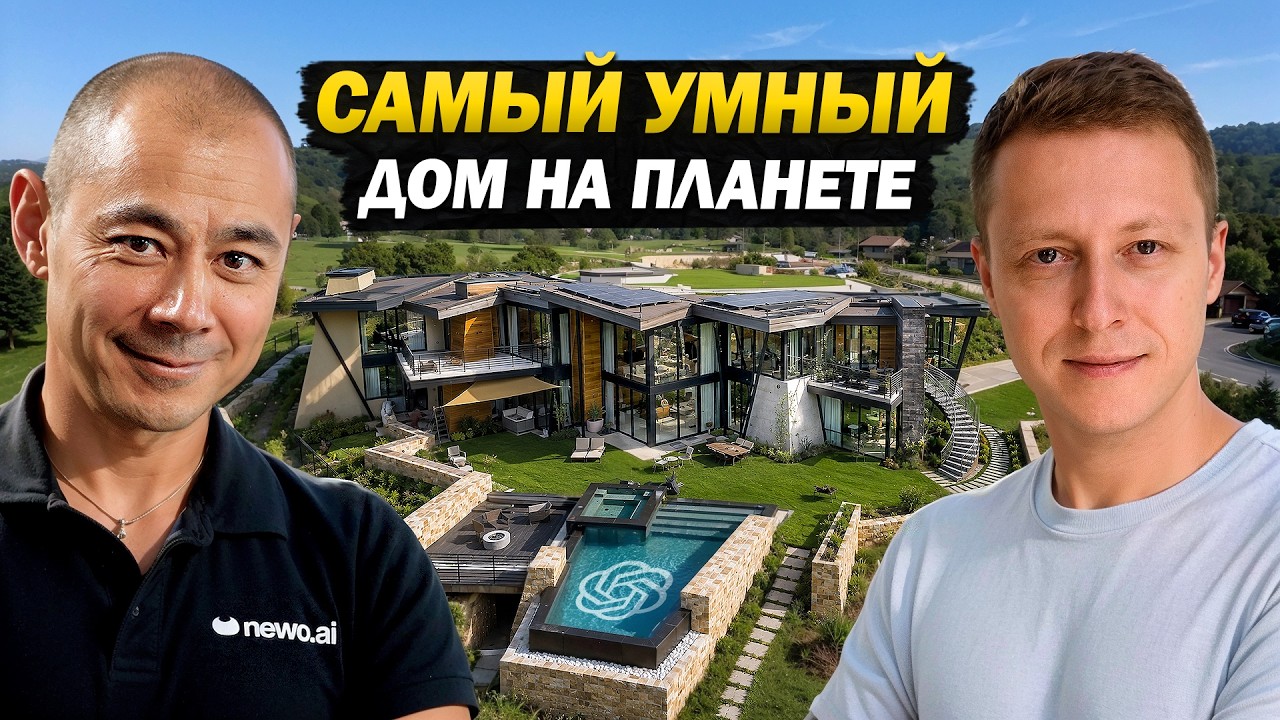 Это ПЕРВЫЙ в мире ДОМ С РАЗУМОМ! В гостях у Давида Ян