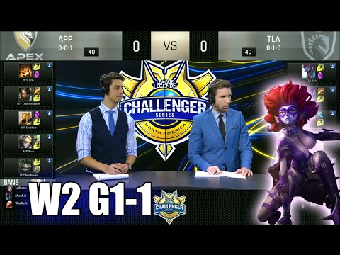 Apex Pride vs Team Liquid Academy | Game 1 S6 NACS Summer 2016 Week 2 | APP vs TLA G1 1080p