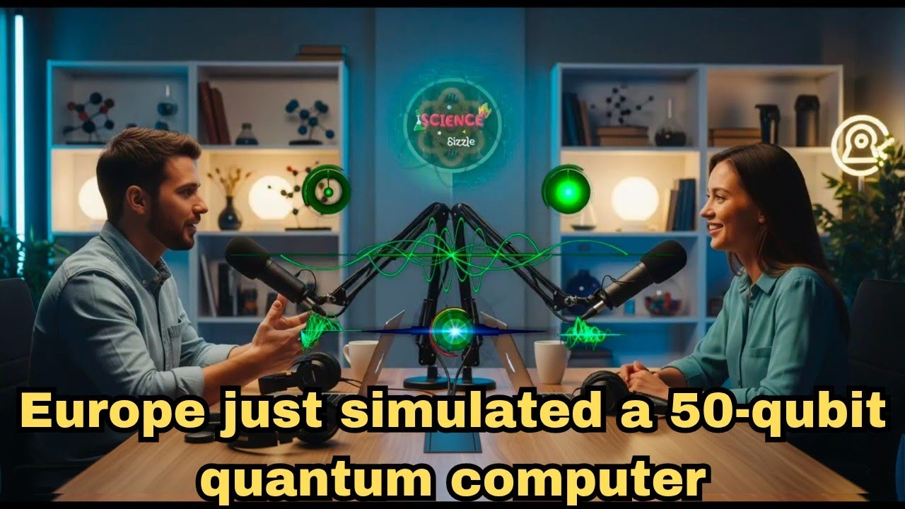 Europe just simulated a 50-qubit quantum computer  without quantum chip | Science Sizzle | #guess 