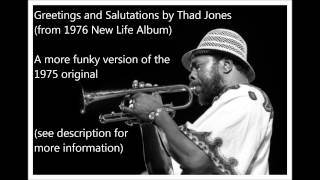 Greetings and Salutations - New Life Album - Thad Jones and Mel Lewis