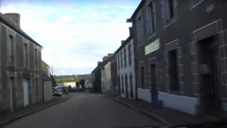 preview picture of video 'Driving On The D33 Through Plougonver, Côtes-d'Armor, Brittany, France 16th July 2010.'