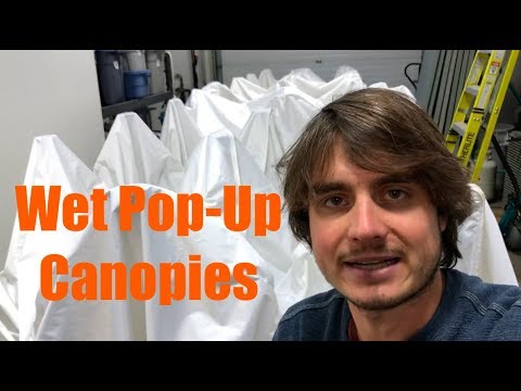 Pop-Up Canopy Maintenance - Drying Out & Storage