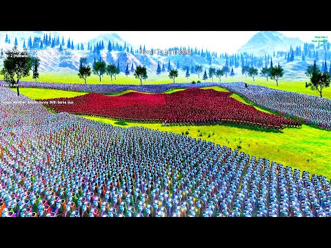 Spartans Trapped by Romans - Ultimate Epic Battle Simulator UEBS