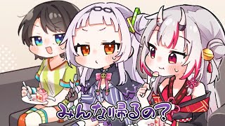 【手描き】素直にいわないシオンちゃん【ホロライブ/百鬼あやめ/紫咲シオン】