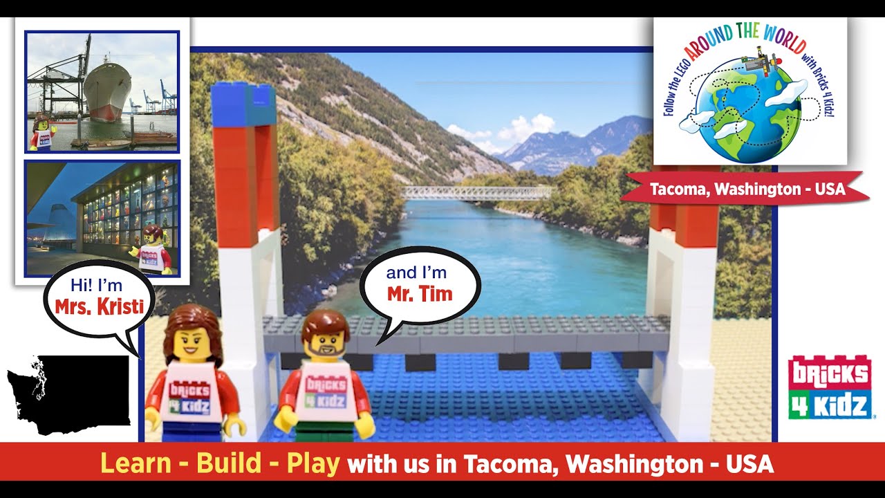 Follow the LEGO Around the World with Bricks 4 Kidz in Tacoma, Washington, USA.