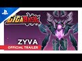GigaBash - Zyva Official Trailer | PS5 & PS4 Games