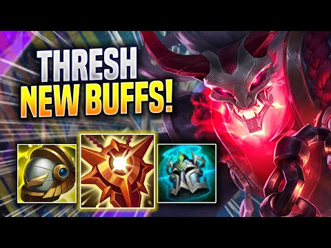 KOREAN CHALLENGER TRIES THRESH WITH NEW BUFFS! - Korean Challenger Plays Thresh SUPPORT vs Pyke!