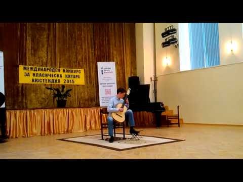 Mihailo Dašić - Kyustendil international guitar competition 2015. (2nd round)