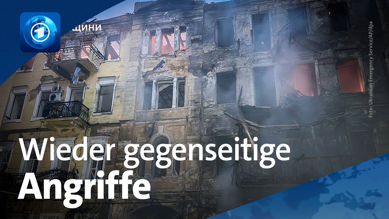 Russischer Krieg gegen die Ukraine: Verletzte bei gegenseitigen Angriffen
