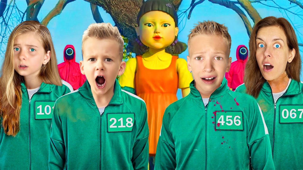 👽 Squid Game în viața reală 🫨 cu Melissa și Mircea Melimi 🤯