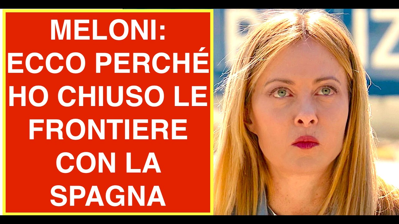 CEUTA. MELONI: ECCO PERCHÉ HO CHIUSO LE FRONTIERE CON LA SPAGNA