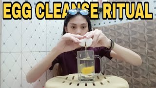 EGG CLEANSING at 1AM | How To Do An Egg Cleanse Ritual | Cheska Bo
