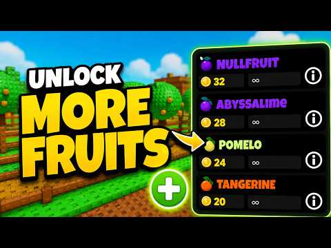 How to UNLOCK MORE FRUITS (ORCHARD) in SELL LEMONS Roblox