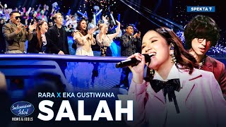 Download lagu RARA X EKA GUSTIWANA - SALAH (POTRET) - SPEKTAKULER SHOW 7 - Indonesian Idol 2025 mp3