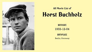Horst Buchholz Movies list Horst Buchholz Filmogra