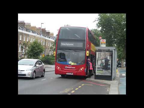 E400H BAE Euro 6 Stagecoach London (NEW Logo) 12325 SL14LNP District and H&C Arrived at Mile End Stn