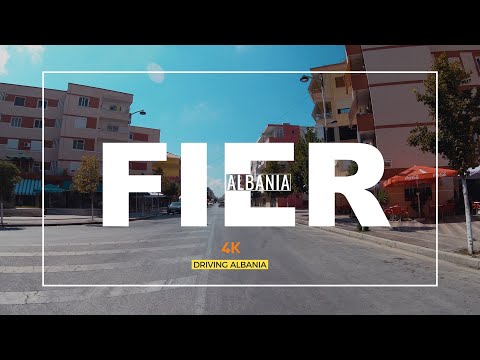 FIER, ALBANIA 🇦🇱 DRIVING REAL-TIME【4K】(Duke Udhetuar me Makine)