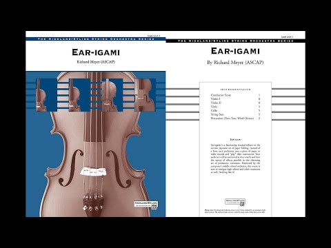 Ear-igami, by Richard Meyer – Score & Sound